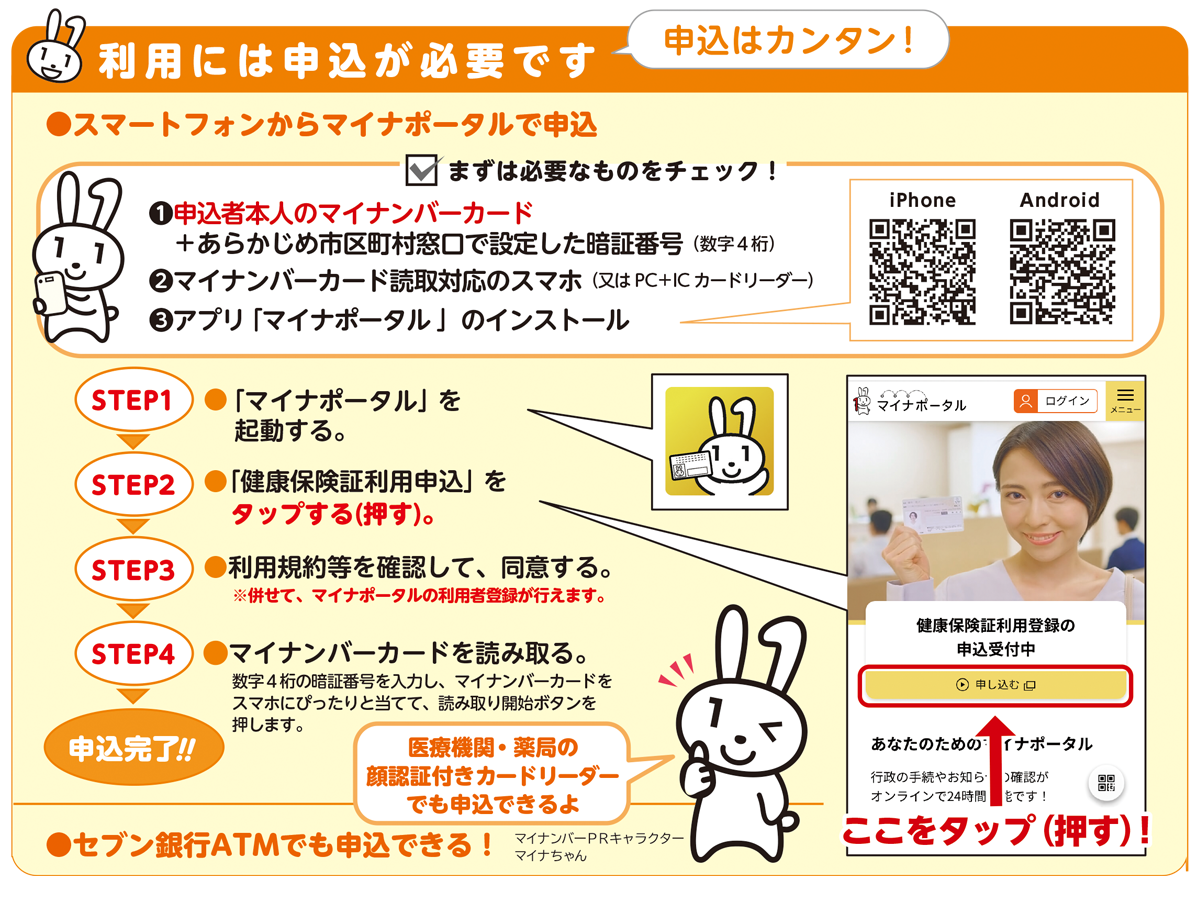 マイナンバー利用申し込み